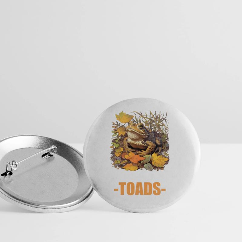 Toad Toads Toad Buttons large 2.2''/56 mm (5-pack)