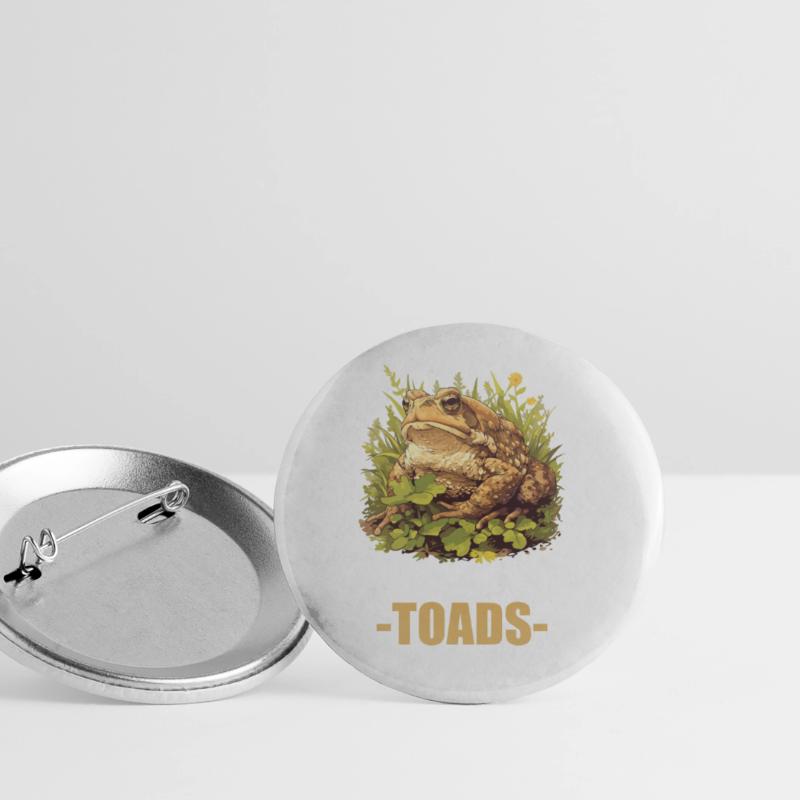 Toad Toads Toad Buttons large 2.2''/56 mm (5-pack)