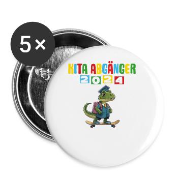 Daycare Leavers 2024 School Enrollment 2024 - Buttons large 2.2''/56 mm (5-pack) - white - Front