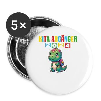 Daycare Leavers 2024 School Enrollment 2024 - Buttons large 2.2''/56 mm (5-pack) - white - Front
