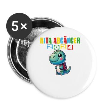 Daycare Leavers 2024 School Enrollment 2024 - Buttons large 2.2''/56 mm (5-pack) - white - Front