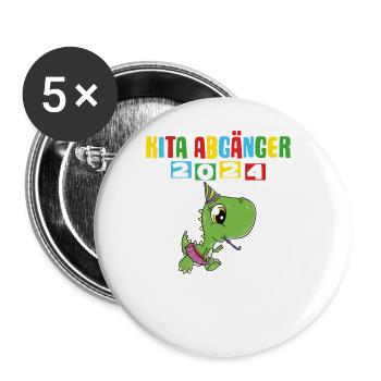 Daycare Leavers 2024 School Enrollment 2024 - Buttons large 2.2''/56 mm (5-pack) - white - Front