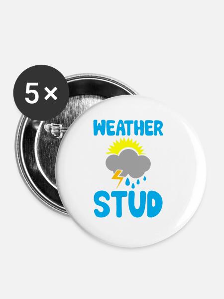 Weather Stud 2 - Buttons groß 56 mm (5er Pack) - Weiß