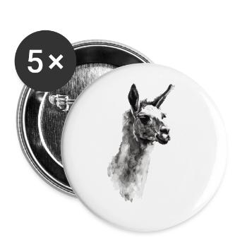 Lama - Buttons large 2.2''/56 mm (5-pack) - white - Front