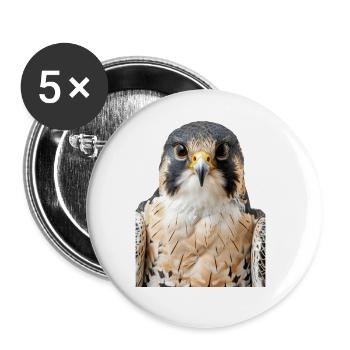Falke - Buttons groß 56 mm (5er Pack) - Weiß - Vorne
