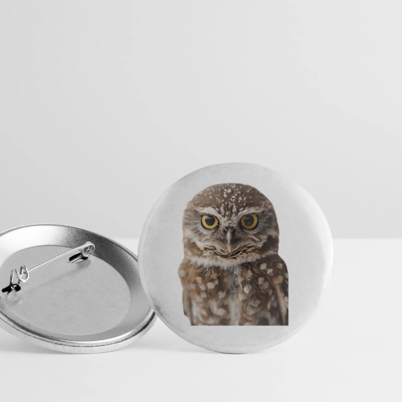 Hibou Lot de 5 grands badges (56 mm)