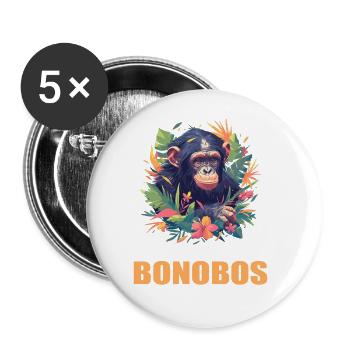 Bonobos Bonobo - Buttons large 2.2''/56 mm (5-pack) - white - Front