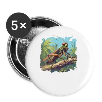 Grilling Grilling - Buttons large 2.2''/56 mm (5-pack) - white - Front