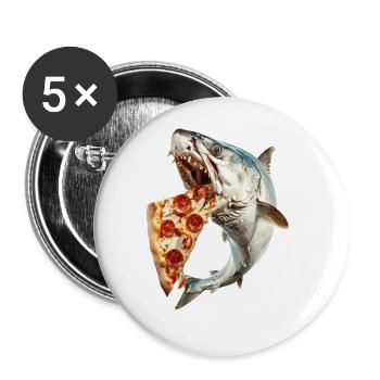 Tarpon - Buttons groß 56 mm (5er Pack) - Weiß - Vorne