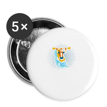 Find your balance - Buttons large 2.2''/56 mm (5-pack) - white - Front