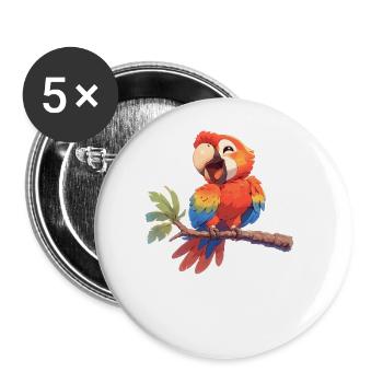 L’ère de l’ara - Lot de 5 grands badges (56 mm) - blanc - Devant
