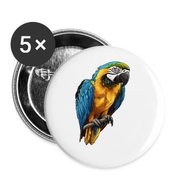 L’ère de l’ara - Lot de 5 grands badges (56 mm) - blanc - Devant