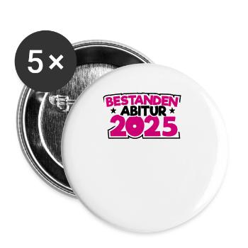 Abitur 2025 Abitur Graduation Ceremony Abitur Graduation Trip Abitur Graduate - Buttons large 2.2''/56 mm (5-pack) - white - Front