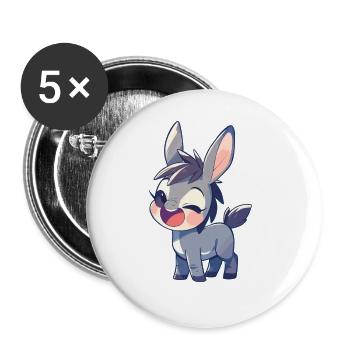 Mules Mule - Buttons large 2.2''/56 mm (5-pack) - white - Front