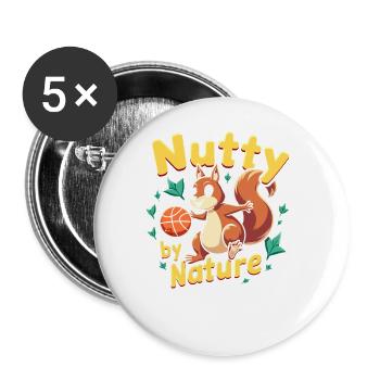 Squirrel Watching Enthusiast Wildlife - Buttons large 2.2''/56 mm (5-pack) - white - Front