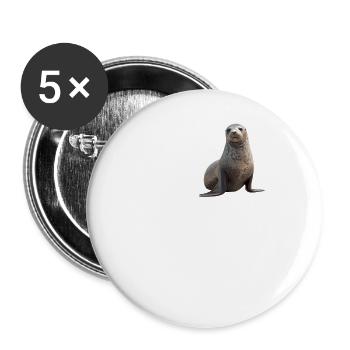 Seals, Seal - Buttons large 2.2''/56 mm (5-pack) - white - Front