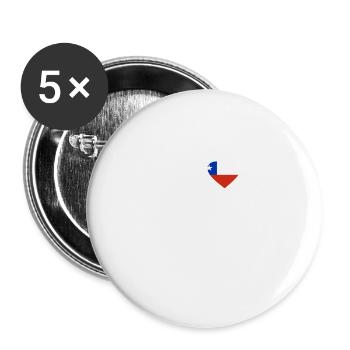 Chili cadeau ma femme ta femme - Lot de 5 grands badges (56 mm) - blanc - Devant