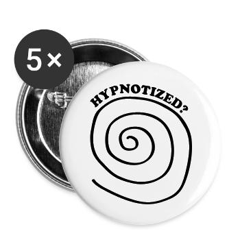 hypnotized_je1 - Buttons large 2.2''/56 mm (5-pack) - white - Front