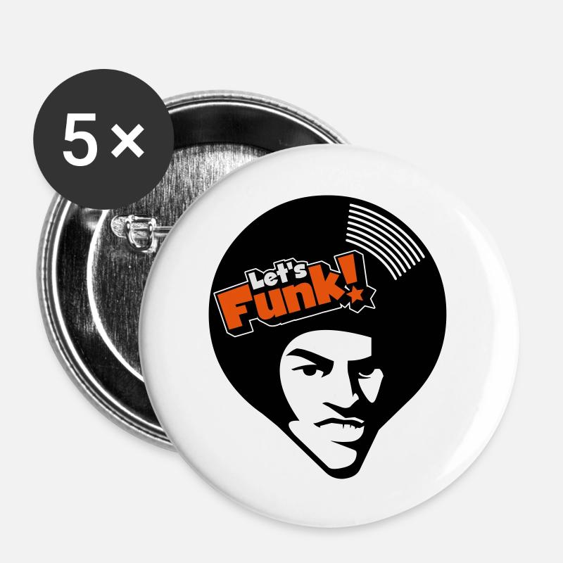 Waxman - Buttons large 2.2''/56 mm (5-pack) - white