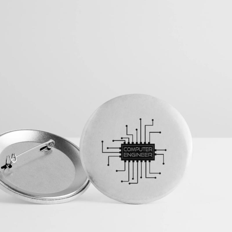 Computer engineer - computer engineer Buttons large 2.2''/56 mm (5-pack)
