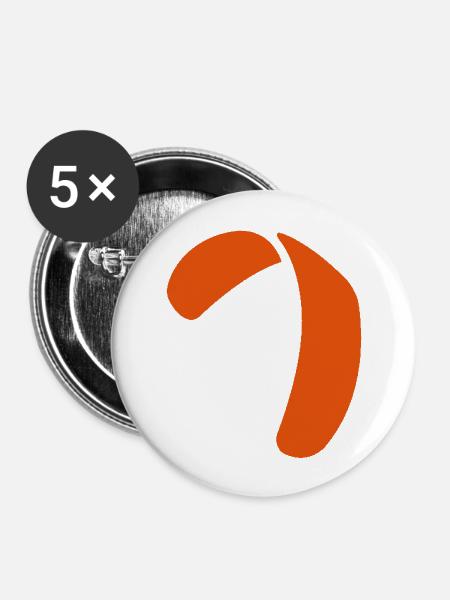 kite_x_vec_1 de - Buttons groß 56 mm (5er Pack) - Weiß