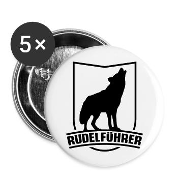 rudelfuehrer_f1 - Buttons groß 56 mm (5er Pack) - Weiß - Vorne