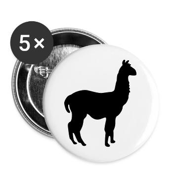 lama - Buttons large 2.2''/56 mm (5-pack) - white - Front