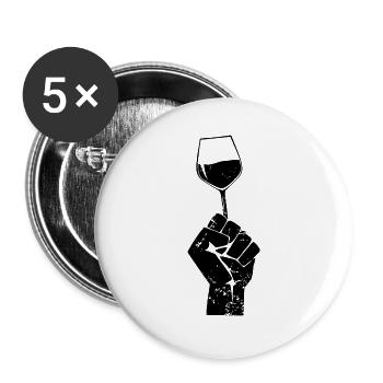 simple verrolution - Buttons large 2.2''/56 mm (5-pack) - white - Front