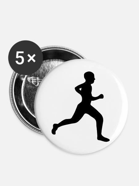 Bishop - Buttons large 2.2''/56 mm (5-pack) - white
