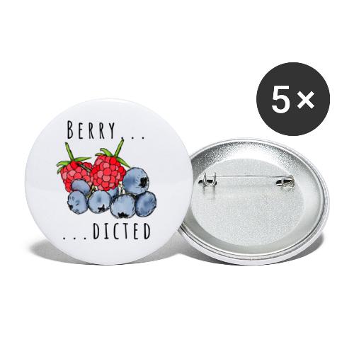 Berry dicted - Buttons groß 56 mm (5er Pack)