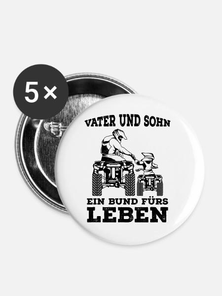 Quad - Buttons groß 56 mm (5er Pack) - Weiß