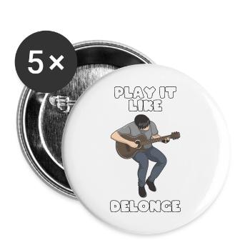 Tom Delonge Punk Rock Gift - Buttons large 2.2''/56 mm (5-pack) - white - Front