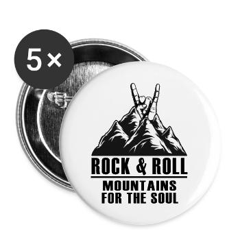 climbing carabiner rock climbing mountain hiking - Buttons large 2.2''/56 mm (5-pack) - white - Front