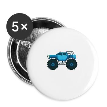 Je Vais Être Grand Frère 2024 Idée Cadeau Amour - Lot de 5 grands badges (56 mm) - blanc - Devant