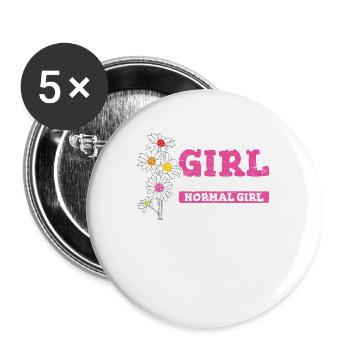 Pickleball Girl Funny Pickleball Player Women Moth - Buttons large 2.2''/56 mm (5-pack) - white - Front
