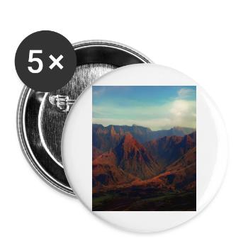 great ART on great PEOPLE - Buttons groß 56 mm (5er Pack) - Weiß - Vorne
