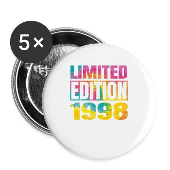 Edition Limitée 1998 Graffiti - Lot de 5 grands badges (56 mm) - blanc - Devant