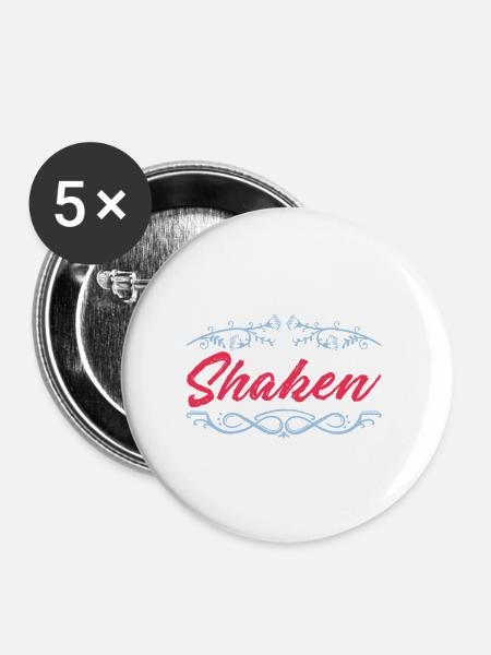 bibel psalm - Buttons groß 56 mm (5er Pack) - Weiß