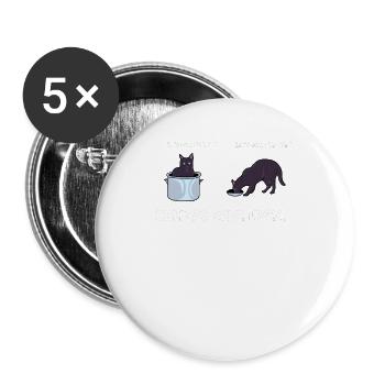 Punctuation Saves Lives I Funny English Grammar - Buttons large 2.2''/56 mm (5-pack) - white - Front