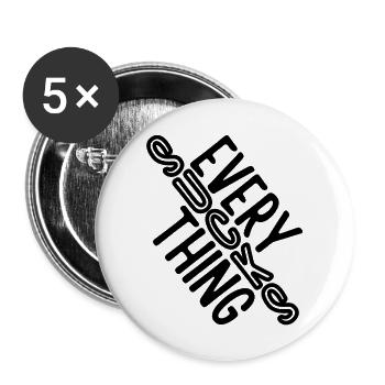 Everything sucks - or does it??? - Buttons large 2.2''/56 mm (5-pack) - white - Front