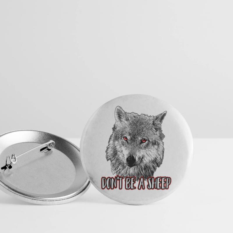 Ne sois pas un mouton Lot de 5 grands badges (56 mm)