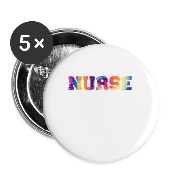 Emergency Nurse Practitioner ER Nurse Trauma Nurse - Buttons groß 56 mm (5er Pack) - Weiß - Vorne