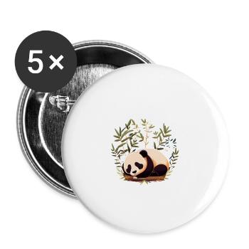 So müde wie Heute war ich seit Gestern nicht mehr - Buttons groß 56 mm (5er Pack) - Weiß - Vorne