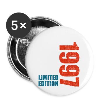 26th Birthday Men Women 26 Years 1997 Funny Gift - Buttons groß 56 mm (5er Pack) - Weiß - Vorne