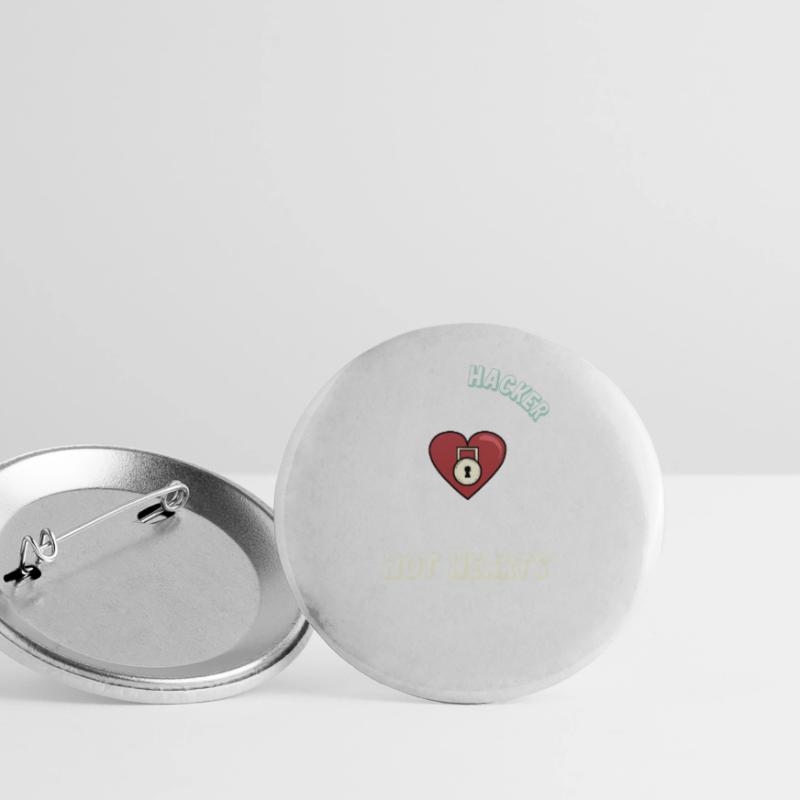 Hacker Programmer Developer Computer Science Buttons large 2.2''/56 mm (5-pack)