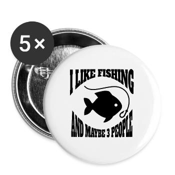 Fishing Fishing Fishing Fishing Fishing hooks - Buttons large 2.2''/56 mm (5-pack) - white - Front