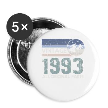 Limited Edition 1993 Vintage - Buttons groß 56 mm (5er Pack) - Weiß - Vorne