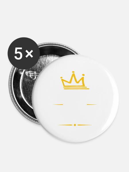 Cooking Crew - Buttons groß 56 mm (5er Pack) - Weiß