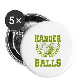 The Older I Get The Harder It Is To Find My Balls - Buttons groß 56 mm (5er Pack) - Weiß - Vorne