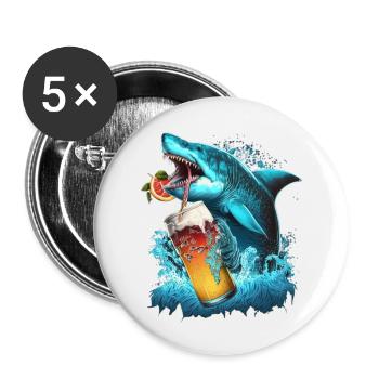 Untitled Design 77 - Buttons large 2.2''/56 mm (5-pack) - white - Front